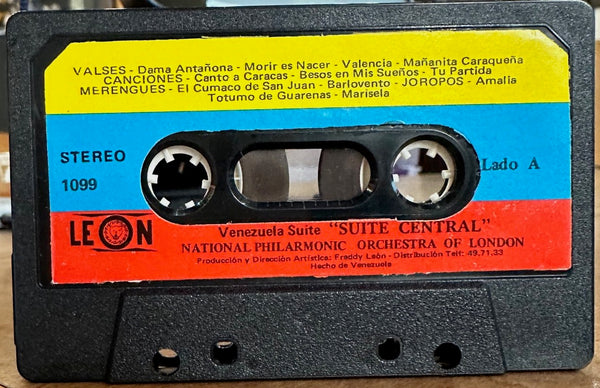 Frank Barber & National Philarmonic Orchestra Of London – Venezuela Suite "Suite Central" - VG+ Cassette 1980s LEON Venezuela Tape - Classical