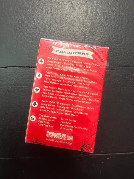 Gigposters.com - GP Deck 2 - New Sealed Playing Cards 2006 - Shuga Records