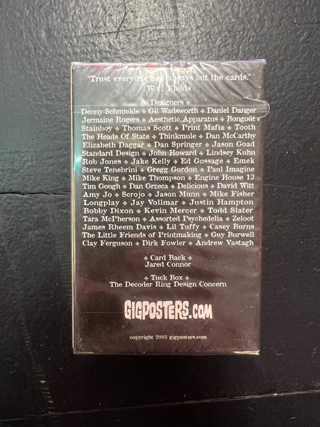 Gigposters.com - GP Deck 1 - New Sealed Playing Cards 2005 - Shuga Records