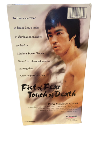 Fist of Fear, Touch of Death (1980) - Used VHS 2000 Platinum Tape - Shuga Records