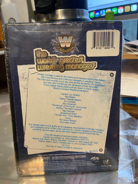 The World's Greatest Wrestling Managers - Sealed DVD 2006 WWE - Shuga Records