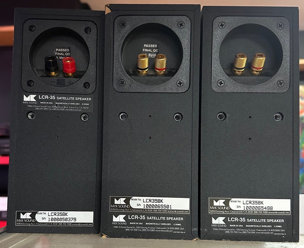 2001 Miller & Kreisel M&K Sound Xenon LCR-35 Speaker Right, Left & Center Speakers - Shuga Records
