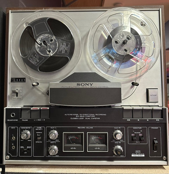 Sony TC-440 Reel to Reel Tape Deck Stereo 4-track, 2-Channel Stereo/Mono Tapecorder 1971-1972 - Shuga Records