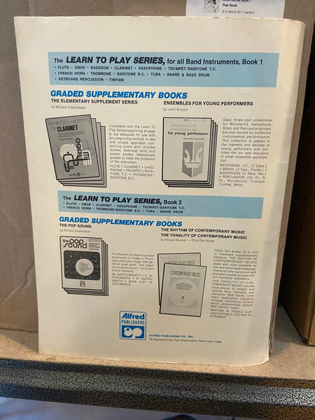 Charles Gouse - Learn to Play Trumpet/Cornet, Baritone T.C., Bk 2: A Carefully Graded Method That Develops Well-Rounded Musicianship - Used Paperback Book 1971 Alfred Music - Shuga Records