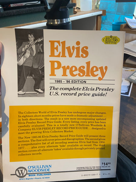 Neal Umphred - Elvis Presley: 1985-86 Record Price Guide - Used Paperback Book 1985 O' Sullivan, Woodside & Co. - Shuga Records