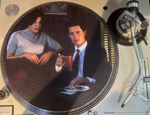 Twin Peaks - Cooper & Audrey - Vinyl Record Turntable Slip Mat