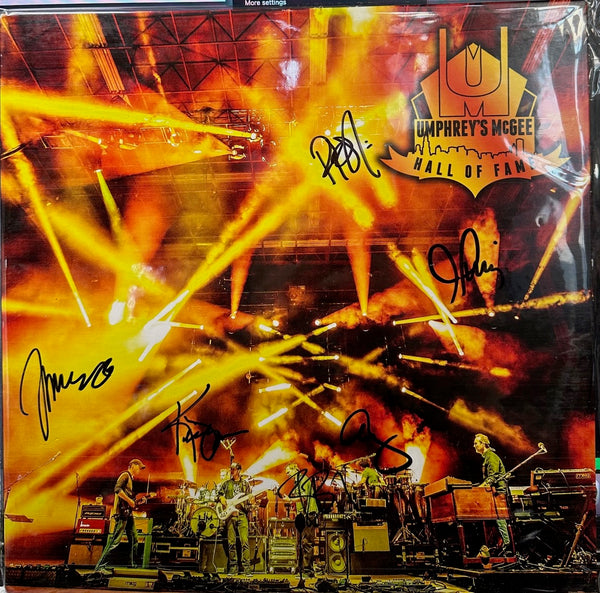 Signed Autographed - Umphrey's McGee – Hall Of Fame: Class Of 2016 - Mint- 2 LP Record 2017 Nothing Too Fancy Music Bright Orange Vinyl - - Shuga Records
