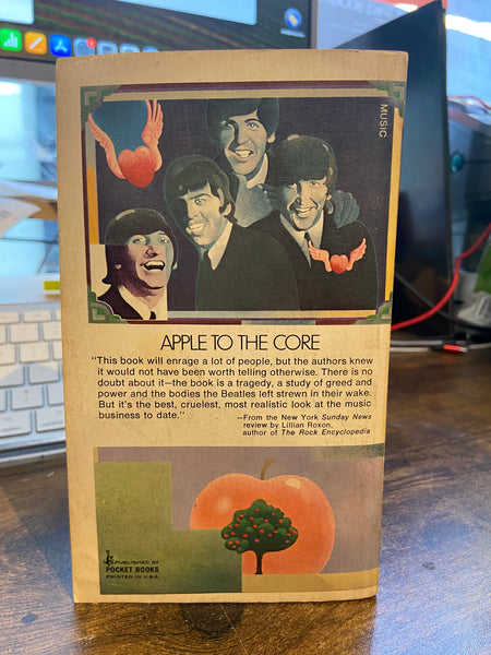 Peter McCabe & Robert D. Schonfeld - Apple to the Core: The Unmaking of The Beatles - Used Mass Market Paperback Book 1972 Pocket Books - Shuga Records