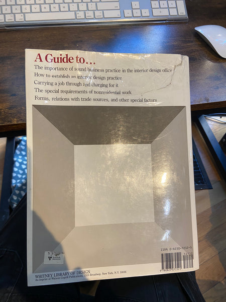 Harry Siegel - A Guide to Business Principles and Practices for Interior Designers: Revised Edition - Used Hardback Book 1982 Watson-Guptill - Shuga Records