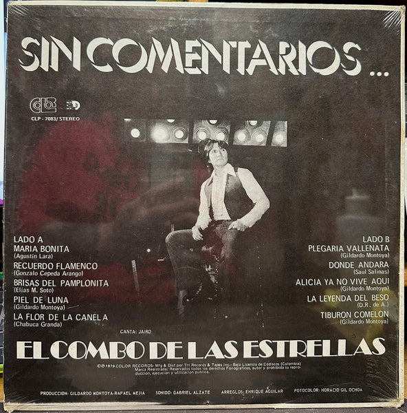 EL Combo De Las Estrellas – Sin Comentarios... (1976) - New LP Record 1979 Color Colombia Vinyl - Latin / Cumbia