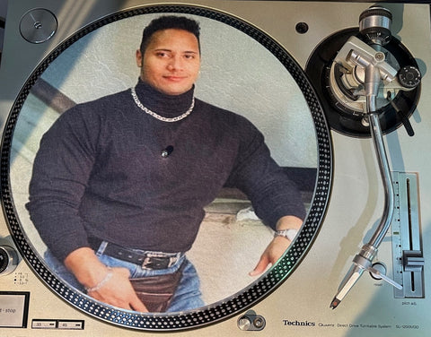 Yung Dwayne 90's The Rock - Slip Mat Vinyl Record Slipmat LP