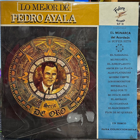 Pedro Ayala – Lo Mejor De / El Monarca Del Acordeon / 14 Super Hits - Mint- LP Record 1970s Falcon USA Vinyl - Latin / Polka /