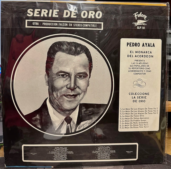 Pedro Ayala – Lo Mejor De / El Monarca Del Acordeon / 14 Super Hits - Mint- LP Record 1970s Falcon USA Vinyl - Latin / Polka / - Shuga Records