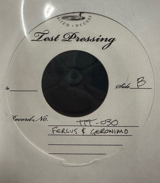 Fergus & Geronimo – Blind Muslim Girl B/W Powerful Lovin' - New 7" Single Record 2009 Tic Tac Totally! Test Pressing Yellow Vinyl - Alternative Rock / Garage Rock