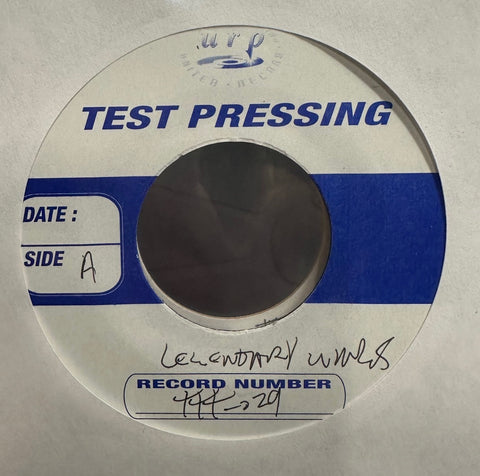 Legendary Wings – Questions - New 7" Single Record 2009 Test Pressing Vinyl - Power Pop / Punk
