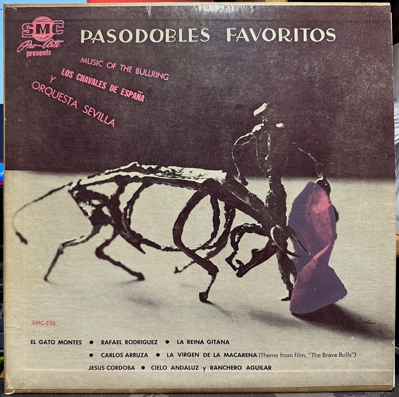 Los Chavales De España, Orquesta Sevilla – Pasodobles Favoritos - VG+ 10" EP Record 1950 SMC Pro-Arte USA Vinyl - Latin - Shuga Records