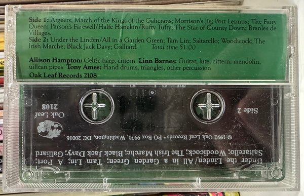Linn Barnes - Allison Hampton – The Sylvan Court - VG+ Cassette 1992 Oak Leaf USA Private Press Tape - Folk / Celtic