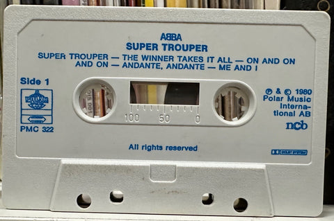 ABBA – Super Trouper - VG+ (TAPE ONLY) Cassette 1980 Polar Sweden Tape - Synth-pop / Disco