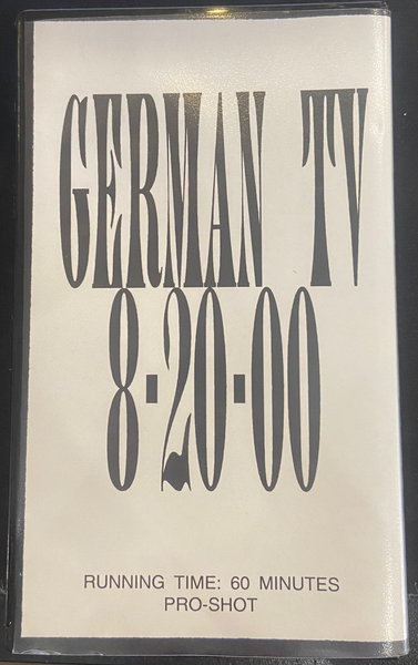 Rage Against The Machine - GERMAN TV 8-20-00 - Live in Germany 2000 - NM VHS Rudolf Videos Tape - Shuga Records
