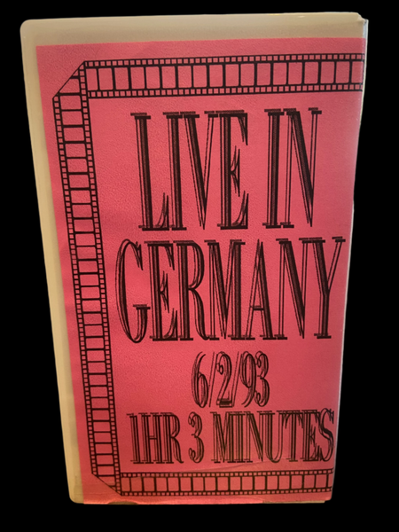 Rage Against The Machine - Live in Germany 6/2/93 - NM VHS Tape - Shuga Records