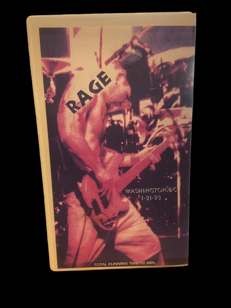 Rage Against The Machine - Rageing in DC - Washington, DC 1-21-93 - NM VHS Rudolf Videos Tape - Shuga Records