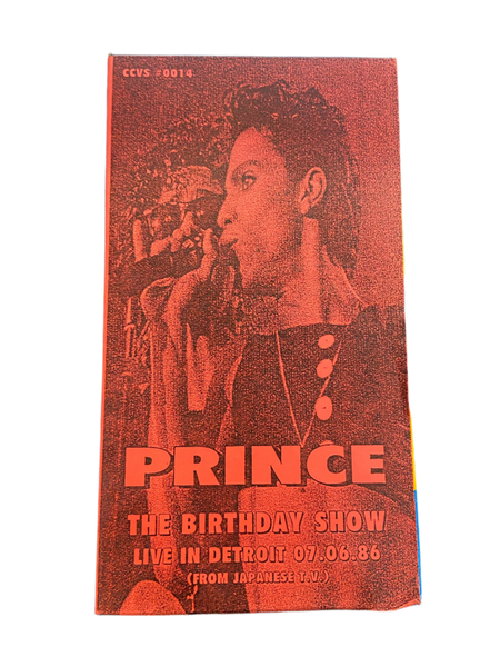 Prince - The Birthday Show - Live in Detroit 07.06.86 Japanese TV Special - NM VHS Tape - Shuga Records