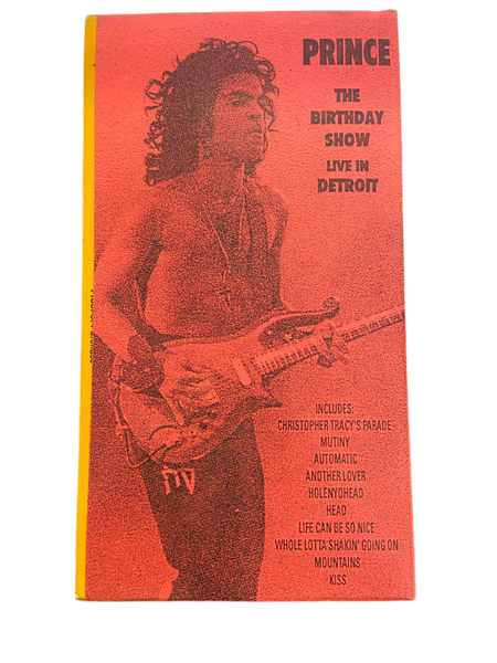 Prince - The Birthday Show - Live in Detroit 07.06.86 Japanese TV Special - NM VHS Tape - Shuga Records