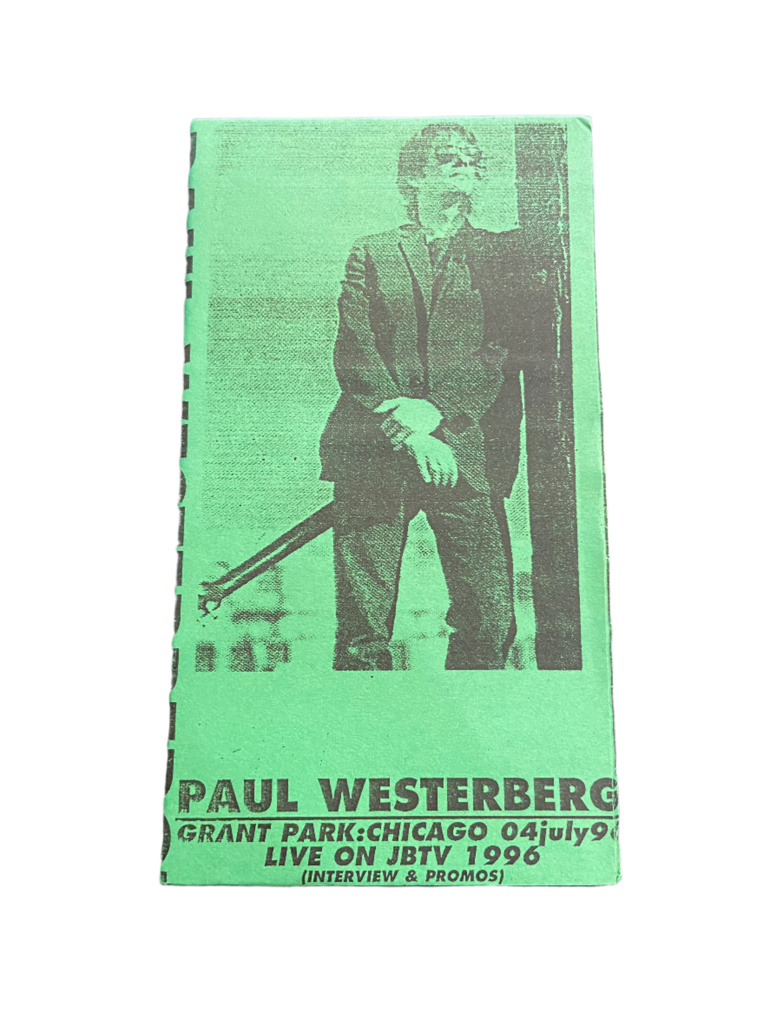 Paul Westerberg - Grant Park: Chicago - July 04, 1996 - Live on JBTV 1996 - NM VHS Tape - Shuga Records