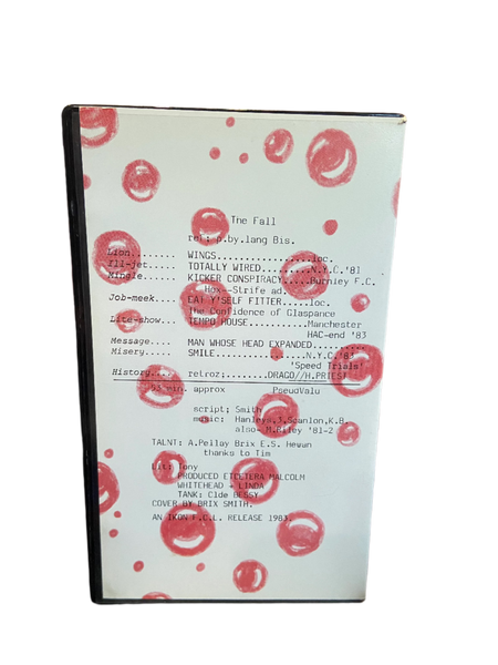 The Fall - Perverted By Language - NM VHS 1983 Ikon Tape - Shuga Records