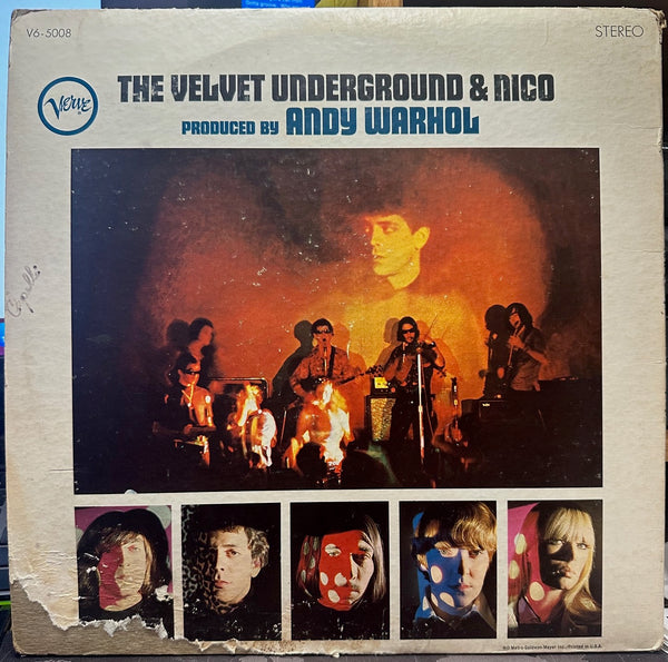 The Velvet Underground & Nico – The Velvet Underground & Nico (1967) - VG (VG- low grade cover) LP Record 1968 Verve & Banana Sticker - Psychedelic Rock / Garage Rock / Art Rock