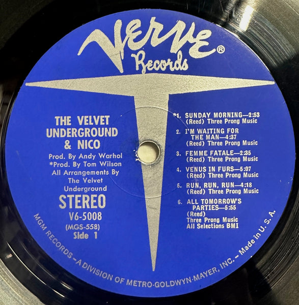 The Velvet Underground & Nico – The Velvet Underground & Nico (1967) - VG (VG- low grade cover) LP Record 1968 Verve & Banana Sticker - Psychedelic Rock / Garage Rock / Art Rock