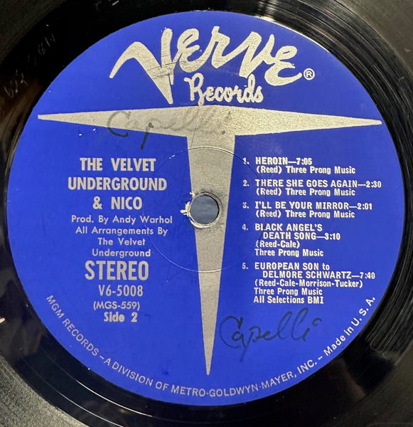 The Velvet Underground & Nico – The Velvet Underground & Nico (1967) - VG (VG- low grade cover) LP Record 1968 Verve & Banana Sticker - Psychedelic Rock / Garage Rock / Art Rock - Shuga Records