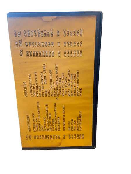 Avant Music - 990 - Live Festival - NM VHS Wolfram Video Tape - Shuga Records