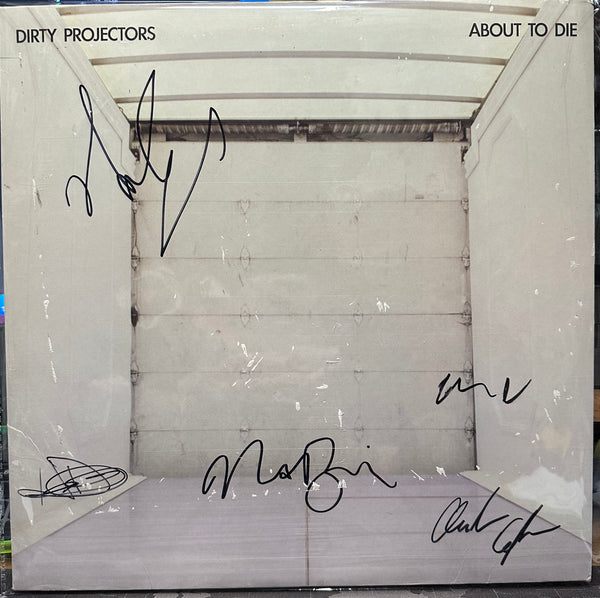 Signed Autographed - Dirty Projectors – About To Die - Mint- EP Record 2012 Domino UK Vinyl - Indie Rock - Shuga Records