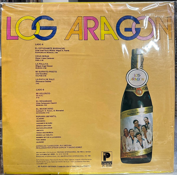 Los Aragón – Los Aragon - Mint- LP Record (VG Cover) 1980 Profono USA Vinyl - Latin / Cumbia - Shuga Records