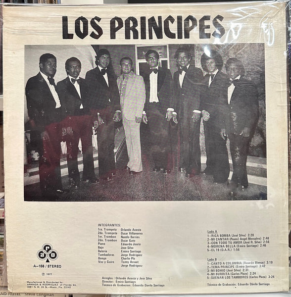 Los Principes – Los Principes - VG+ LP Record 1977 ARO USA Vinyl Barranquilla Colombia - Latin / Salsa / Funk / Soul - Shuga Records