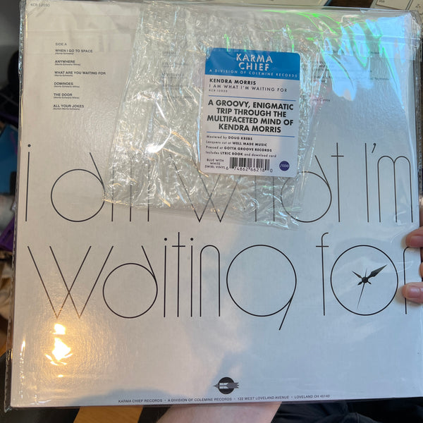 SIGNED / AUTOGRAPHED - Kendra Morris – I Am What I'm Waiting For - New LP Record 2023 Karma Chief Blue with White Swirl Vinyl - Neo-Soul - Shuga Records