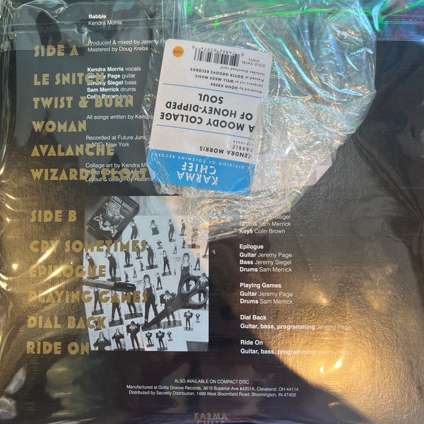 SIGNED / AUTOGRAPHED - Kendra Morris – Babble - New LP Record 2023 Karma Chief Gold Swirl Vinyl - Neo Soul - Shuga Records