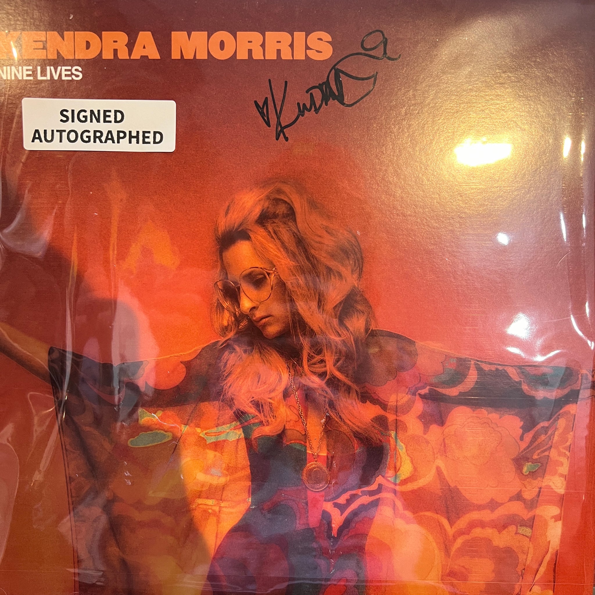 Signed Autographed - Kendra Morris - Nine Lives - New LP Record 2022 Karma Chief Coke Bottle Vinyl & Download - Neo Soul / Soul - Shuga Records