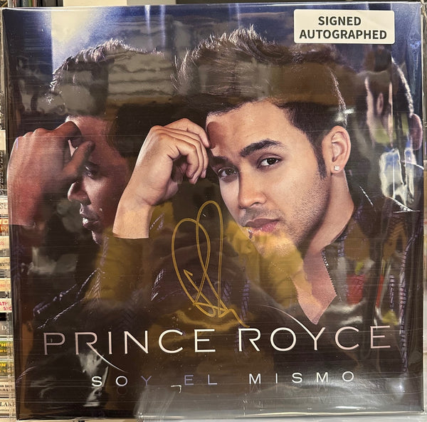 Signed Autographed - Prince Royce - Soy El Mismo - Mint- 2 LP Record 2022 Sony Black Ice & Ultra Clear Vinyl - Latin / Bachata - Shuga Records