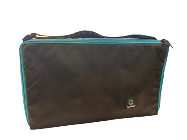 Cassette Tape Bag - Blue / Black Coast Portable Tape Bag - Shuga Records