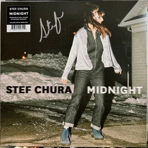 Signed Autographed - Stef Chura - Midnight - New LP Record 2019 USA Saddle Creek USA Vinyl & Download - Indie Rock