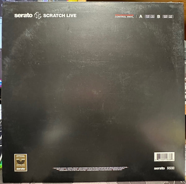 Serato Scratch Live Control Record - Mint LP Record 2012 Rane USA Black Vinyl - Non-Music / Technical