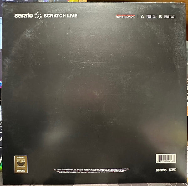 Serato Scratch Live Control Record - Mint LP Record 2012 Rane USA Black Vinyl - Non-Music / Technical - Shuga Records