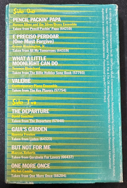 Various - Columbia Jazz Audio File Volume III - VG+ Cassette Tape 1994 Columbia USA Promo - Jazz - Shuga Records
