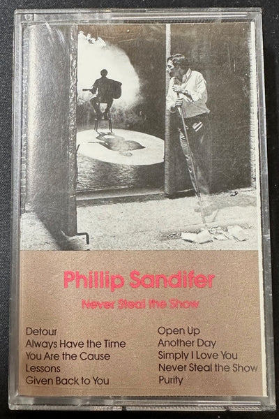 Phillip Sandifer - Never Steal The Show - VG+ Cassette Tape 1981 Urgent USA - Pop Rock - Shuga Records