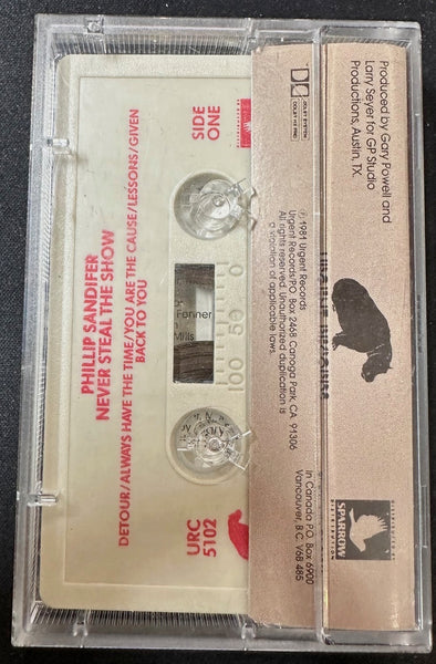 Phillip Sandifer - Never Steal The Show - VG+ Cassette Tape 1981 Urgent USA - Pop Rock - Shuga Records