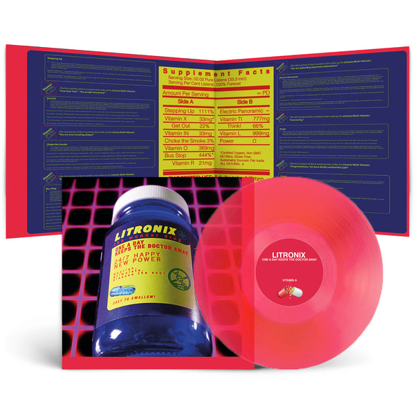 Litronix - One A Day Keeps The Doctor Away - New LP Record 2025 Invada Transparent Red Vinyl - Electro Pop / New Wave / Synthwave - Shuga Records
