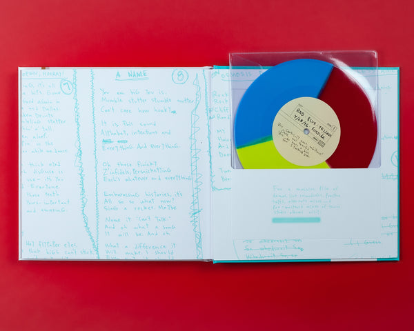 Joan Of Arc - A Window & A Mirror - New Hardcover Book 2024 Joyful Noise Recordings with bonus Red, Blue & Yellow 7" Single - Chicago Indie Rock / Experimental - Shuga Records