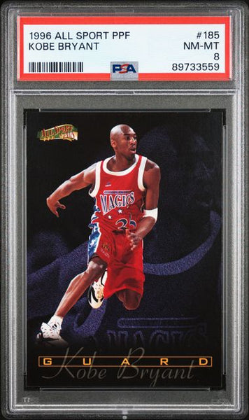 KOBE BRYANT 1996 SCORE BOARD ALL SPORT PPF Card #185 PSA 8